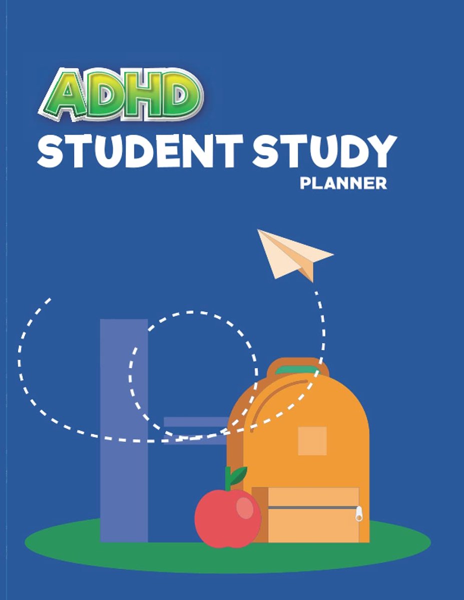 SnelShoppen - ADHD Student Study Planner - Studieplanner en Organisator voor Kinderen en Scholieren - Perfecte Hulp bij Huiswerk en Planning - Geschik