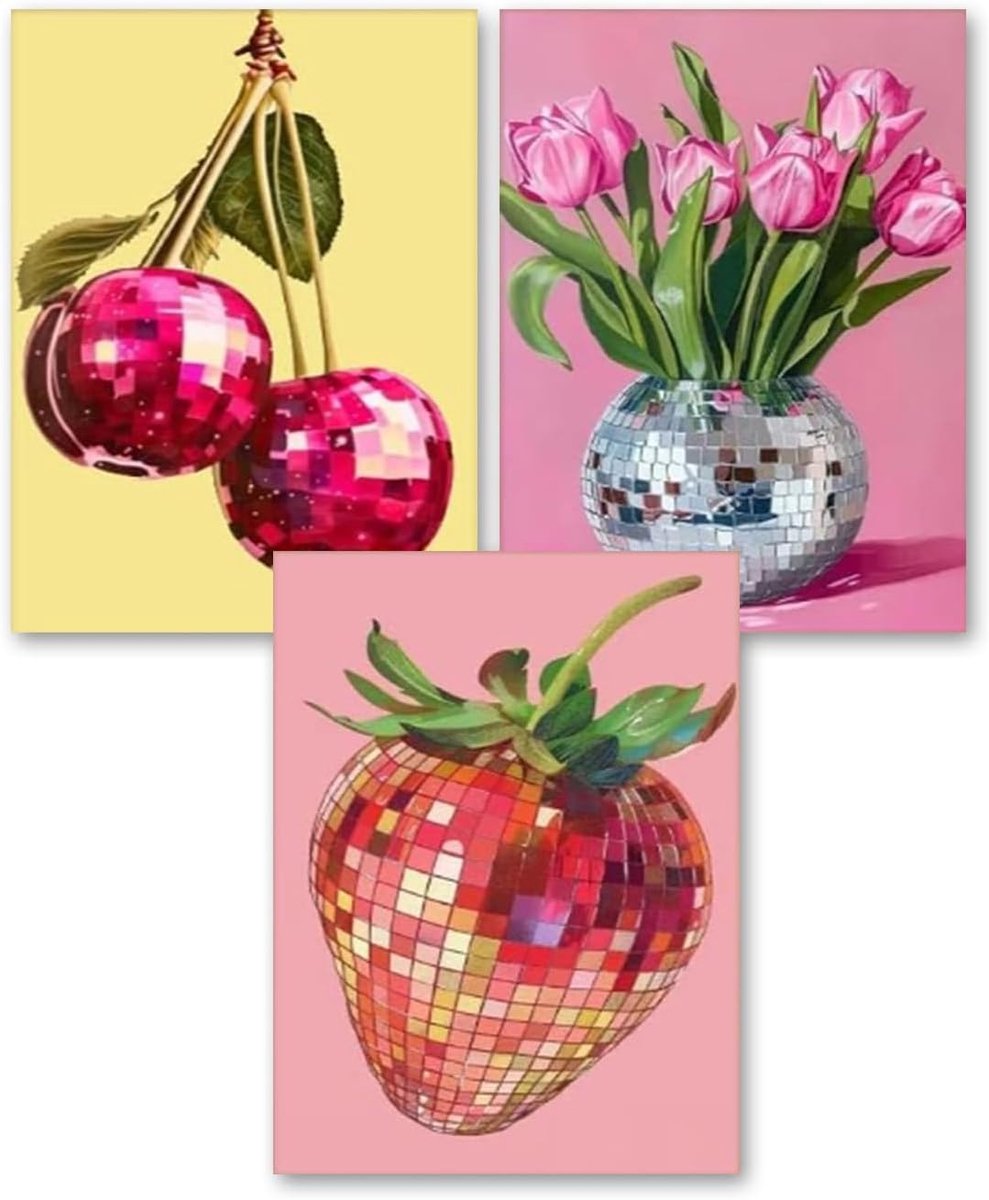 SnelShoppen - Paint by Numbers voor Volwassenen 30x40 cm Disco Schilderen Kit met 9 Penselen, Acrylverf en Handgeschilderd Doek voor Thuisdecoratie