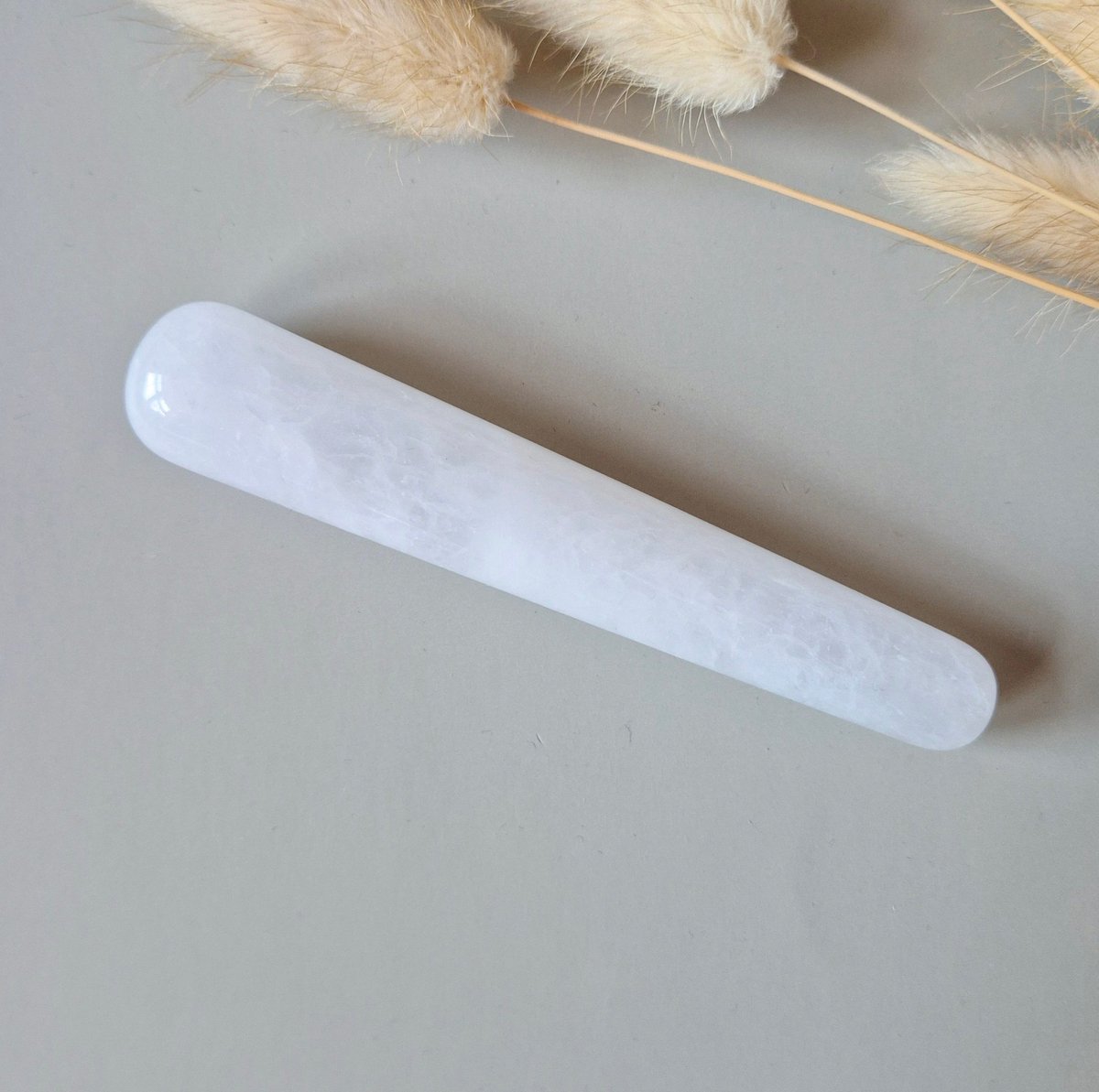 Bergkristal Massagestaaf – Edelsteen Massage Tool voor Energie & Balans