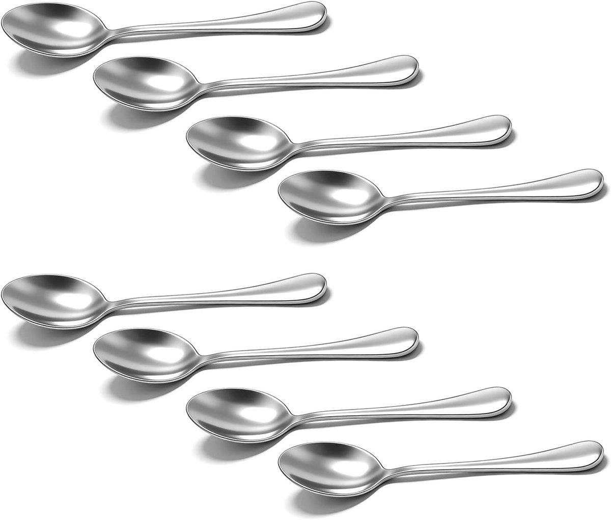 Bestekset met zilveren lepel, vorken en messen - 20 cm lepel voor elke gelegenheid