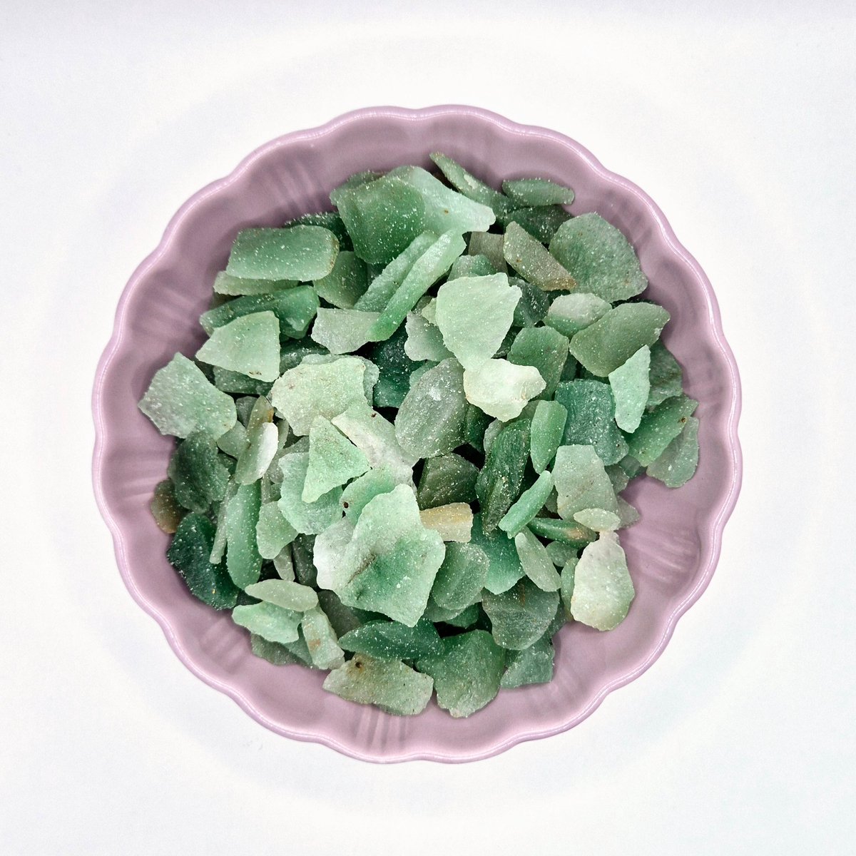 Crystal Green Quartz Raw Chips Gemstone 0,5-1,5cm