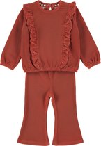 Dirkje Meisjes 2-delige Kledingset - Rosewood