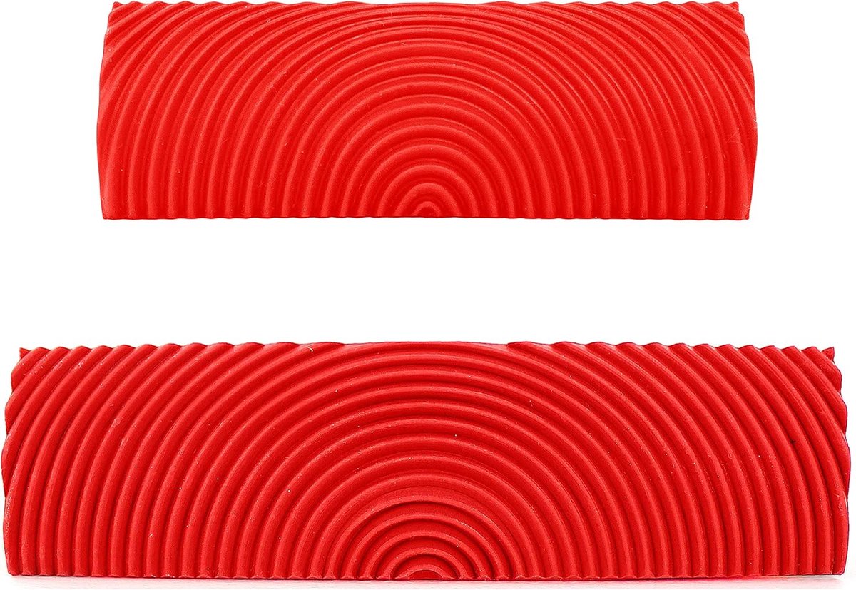 SnelShoppen - Professionele Houten Spatula's Set van 2 - Rood - Ideaal voor Chalk Paint en Materiaalverf - Herbruikbaar en Wasbaar - Inclusief Video T