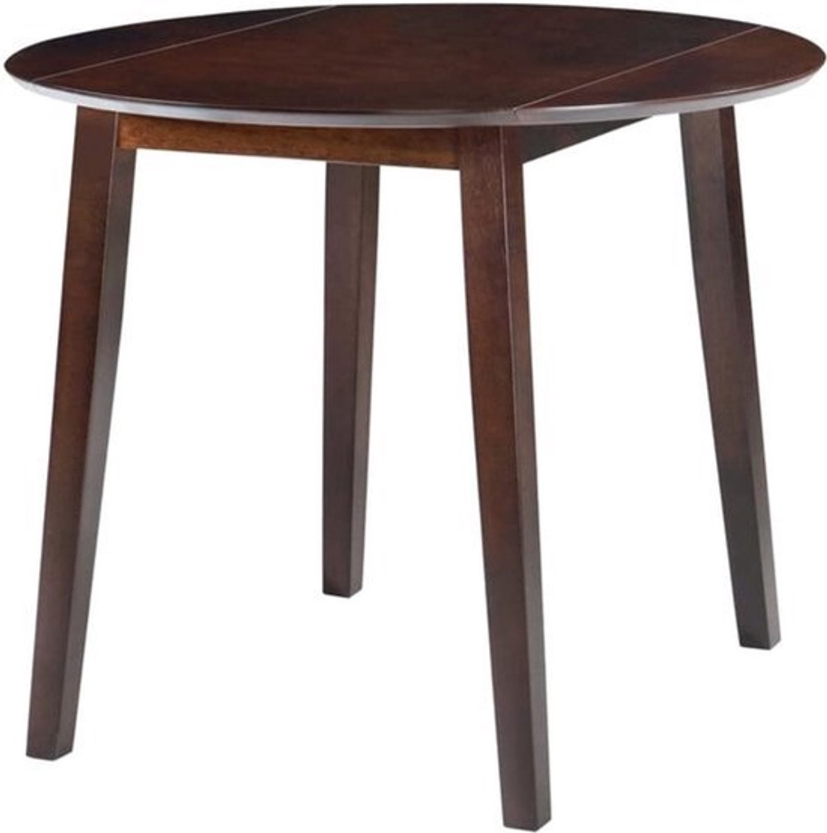 Inklapbare Ronde Eettafel – Opklapbare Tafel – Uitklapbare Keukentafel – Compacte Eettafel