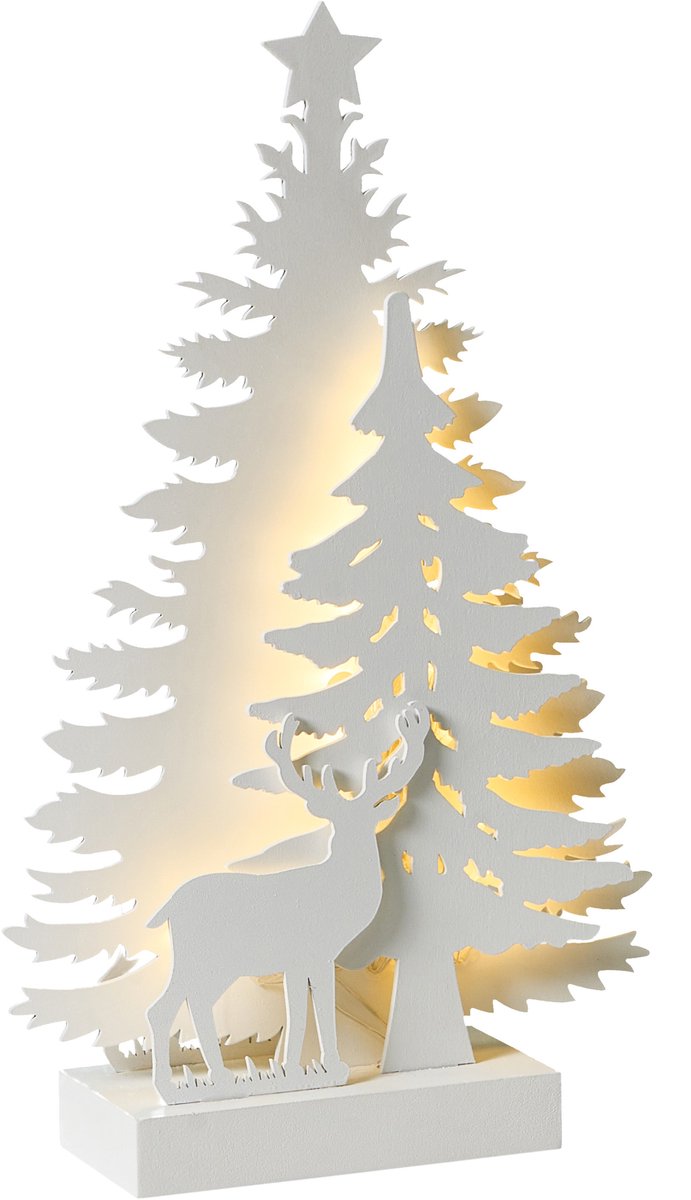 FEMAN - LED-decoratie - Wit - MDF