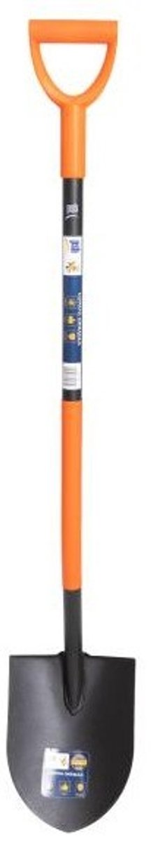 PSB - Serie - Stalen Schep - Ergonomische Handgreep - 23,3x130cm