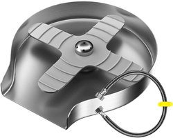 Gootsteenbekerwasser - Glazen spoeler Bekerreiniger - Keuken schoonmaken - Snelle automatische reiniging - 125 cm - Zilver