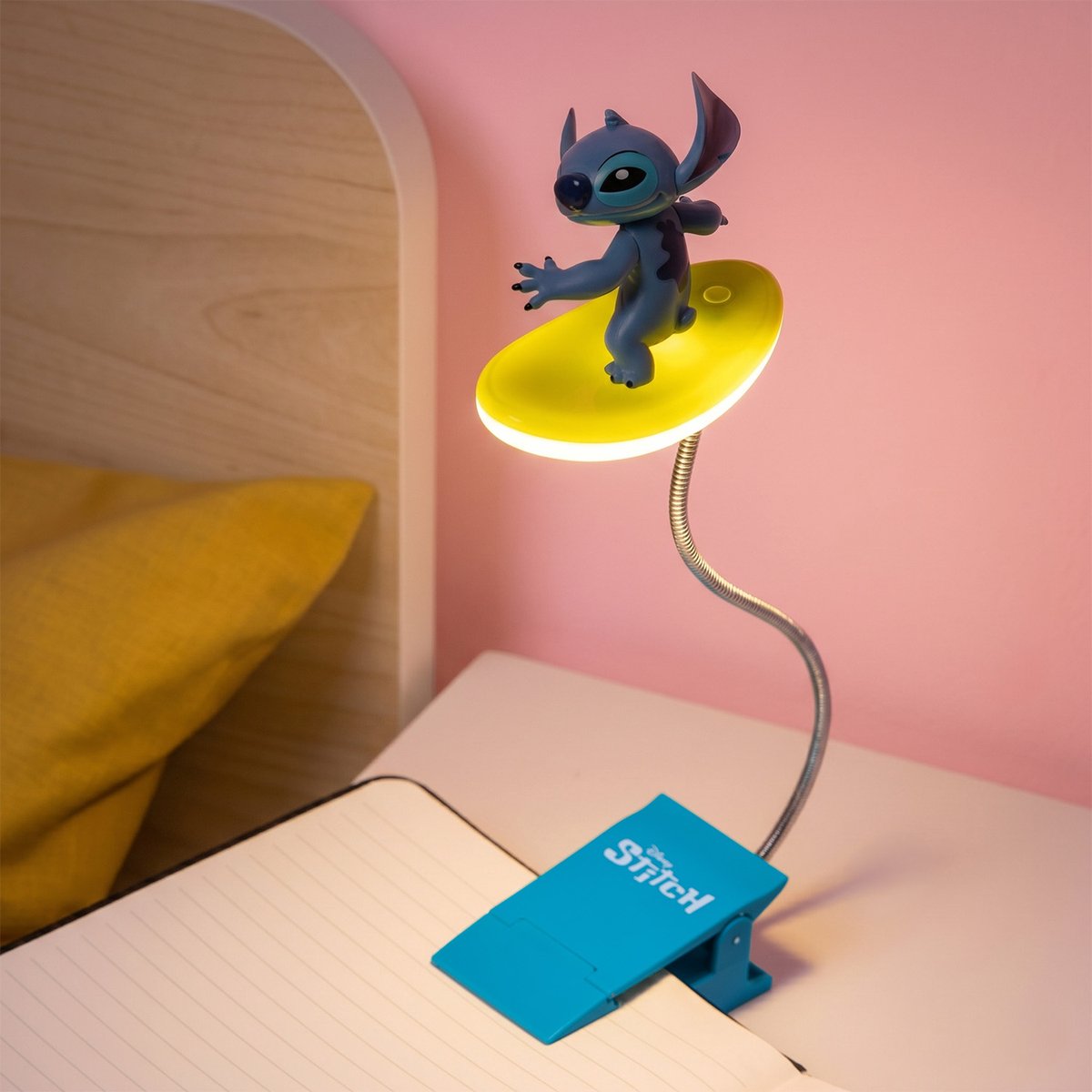Stitch Boeklamp – LED Leeslamp met Clip en Flexibele Arm