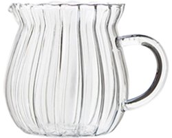 Melkopschuimer Glas - Roomkan Sauskom - Koffie Serveren - Hittebestendig Glas - 360 ml - Transparant
