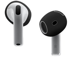 Vervangende Oordopjes Geschikt voor AirPods 4 - Vervanging Tips - Siliconen Dopjes Zwart