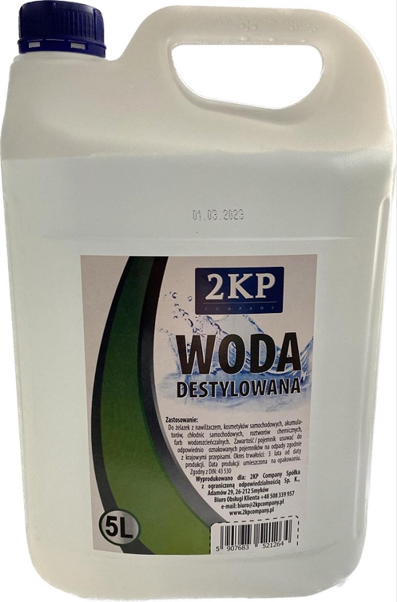 2KP - Gedestilleerd Water - 5L