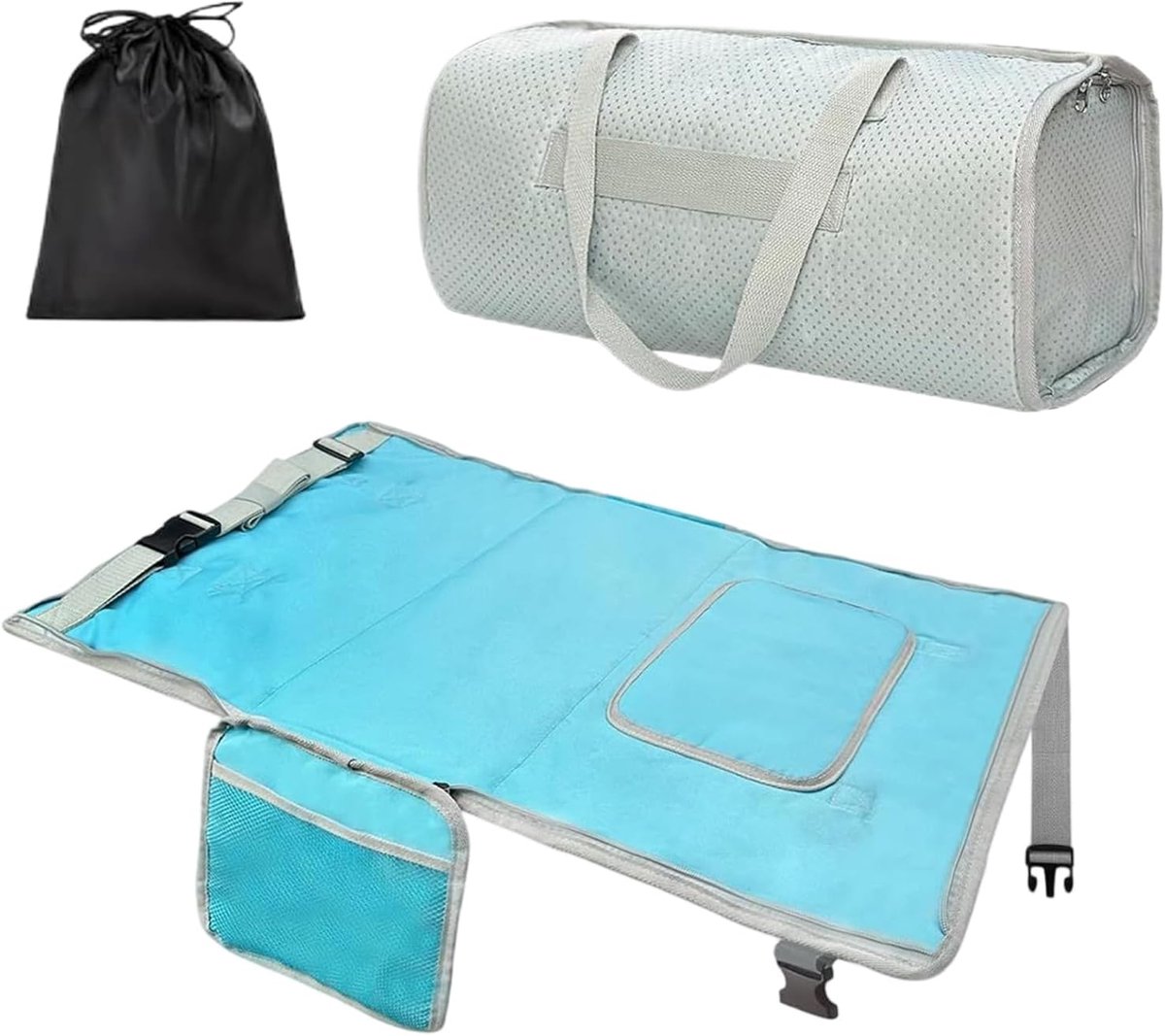 Vliegtuig Bed Peuter - Vliegtuig Stoel Extender - Reiscomfort Kinderen - Draagbare Opvouwbare Mat