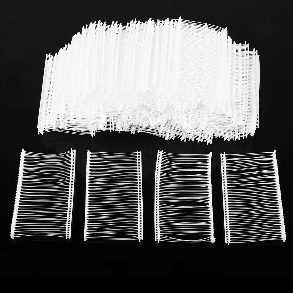 Plastic Tagging Weerhaken - Prijslabel Tagger - Kleding Labelen - Milieuvriendelijk Materiaal - 5000 Stuks - Wit
