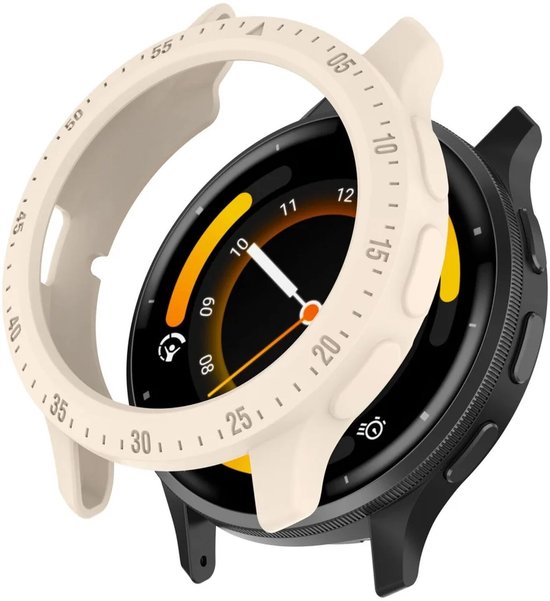 Hoesje Geschikt voor Garmin Venu 3 - TPU Bumper Case - Beige