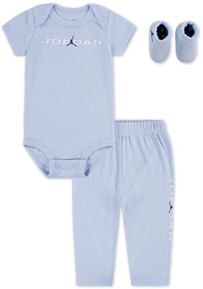 Nike Jordan Babyset Giftpack 3-Pcs – Maanden Blauw