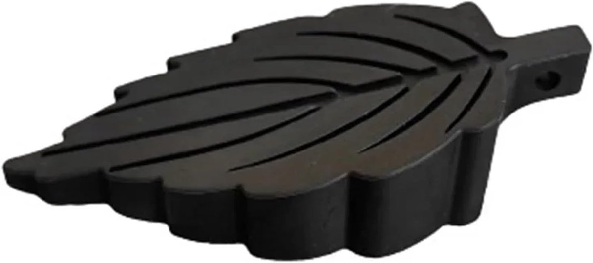 Rubberen Deurstoppers - Deurwiggen Deurblokkers - Deuren Open Houden - Stapelbaar Wigvormig Ontwerp - 100x100x10 mm - Zwart