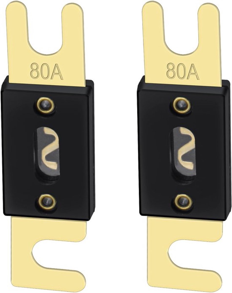 MTTProducts Fuse 80 A - Goud Zwart - Auto Audio - Pakket 2