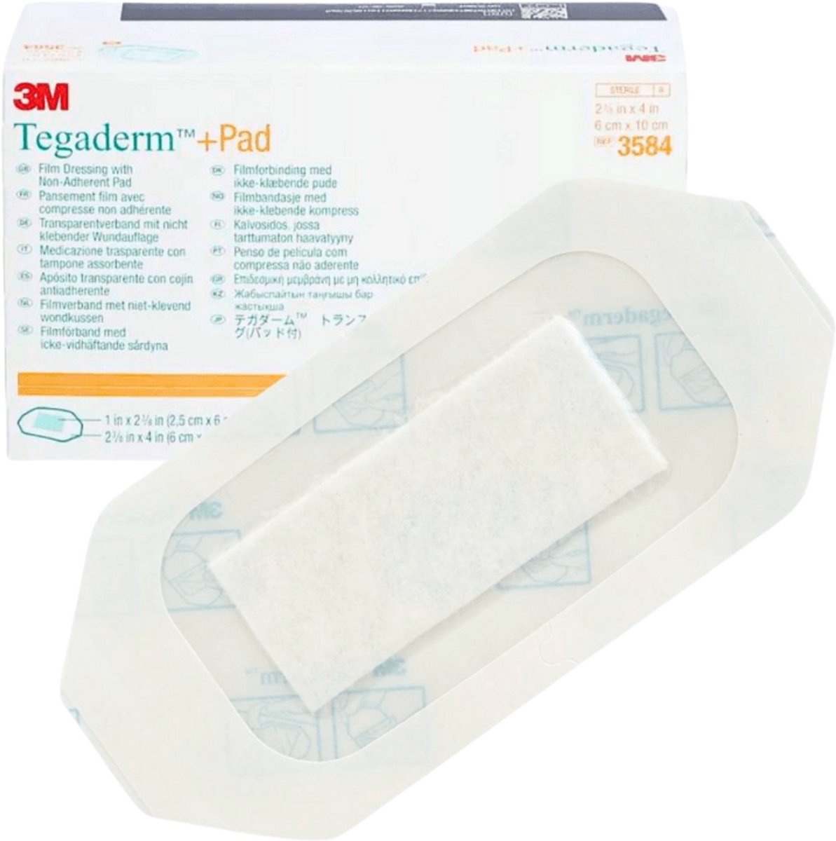 Tegaderm +Pad Transparant verband 6 x 10 cm 50 stuks