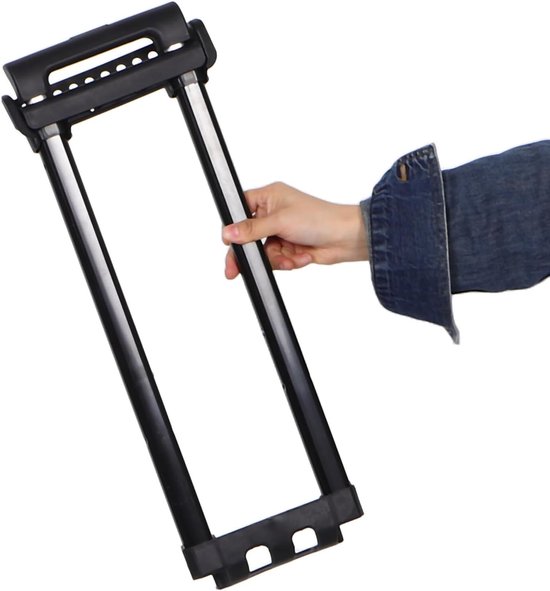 Telescopische Handgreep - Verstelbare Trekstang - Koffer Reparatie - Eenvoudige Installatie - 52 cm - Zwart — afbeelding 5
