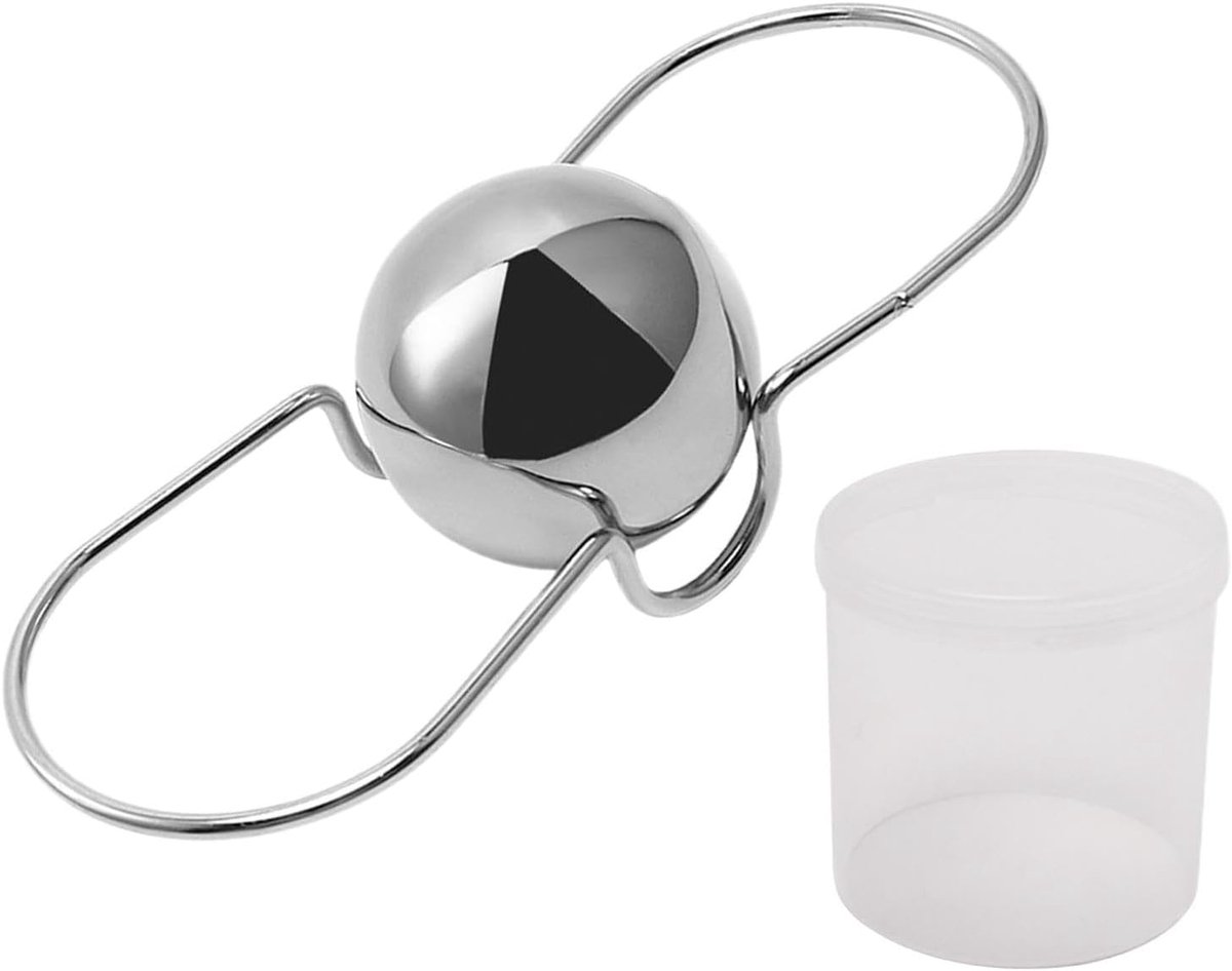 Espresso Koelbal - Metalen Ijs - Dranken Koelen - Herbruikbaar Roestvrij Staal - Met Standaard - Veelkleurig
