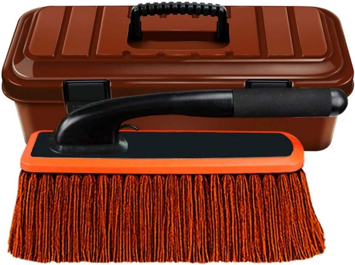 Stofafscheider Auto - Duster - Auto Reinigen - Telescopisch Handvat - Tot 63.5cm - Grijs