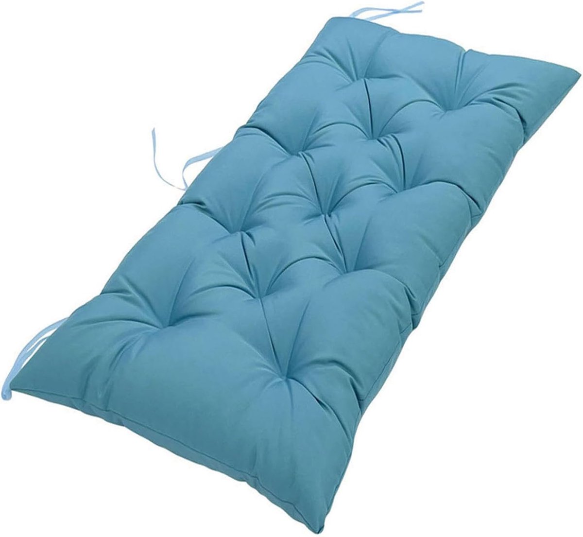 Tuinbank Kussen - Buitenbank Kussen - Comfortabel Zitten - Waterdichte Stof - 150 cm - Blauw
