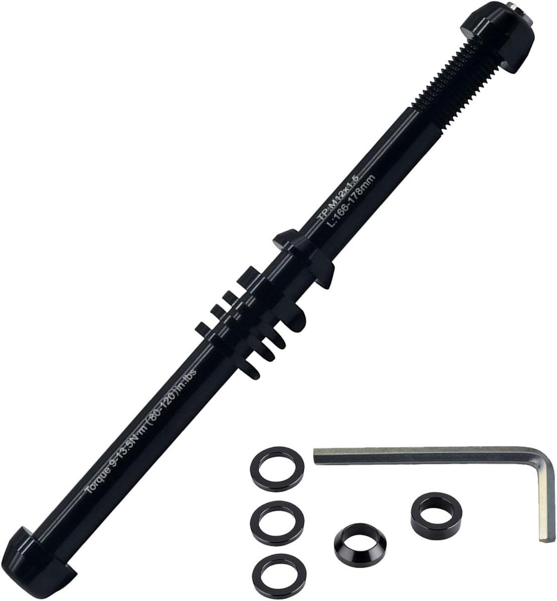 Steekas Spies - Fietstrainer Adapter - Indoor Fietsen - Verstelbare Breedte - 135-148 mm - Zwart