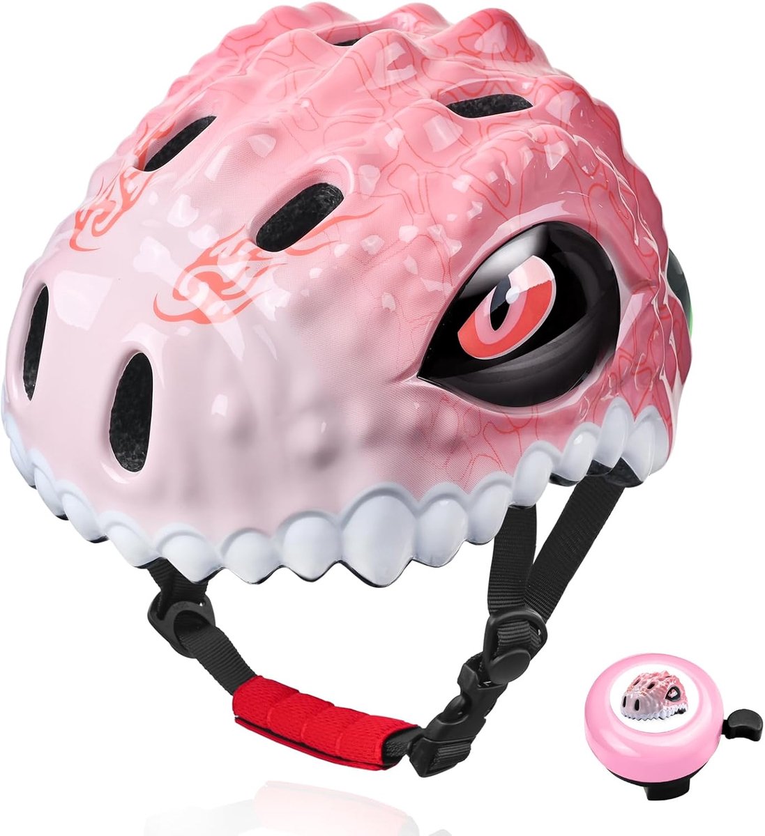 Kinder Fietshelm - Peuter Helm Kinderhelm - Veilig Fietsen - Dubbel Gecertificeerde Veiligheid - 48-54 cm - Roze