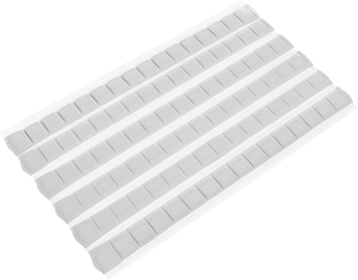 Reinigingslijm - Doe-het-zelf lijm - Schoonmaken en Bevestigen - Sporenvrij Herbruikbaar - 15 x 9 x 0.5 cm - Wit