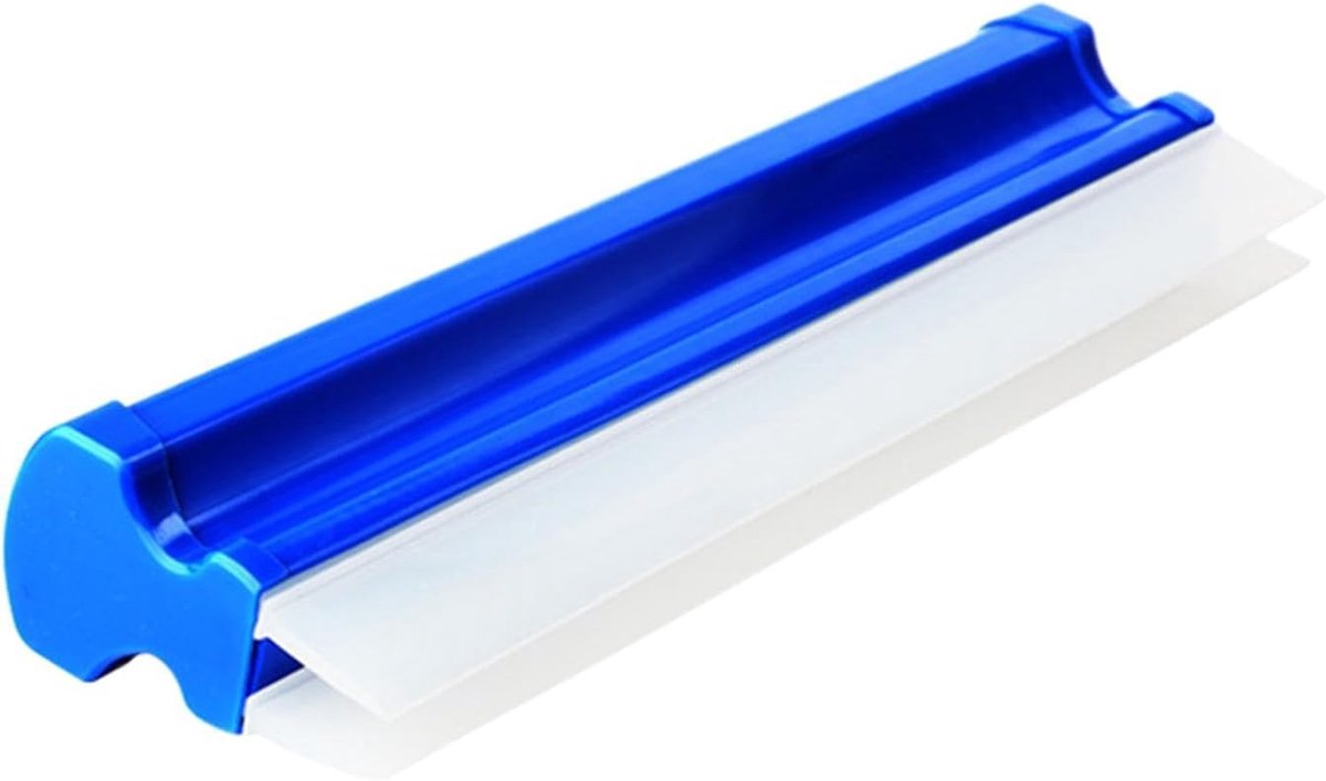 Raamreiniger - Glaswisser Rakel - Streeploos Schoonmaken - Dubbele Siliconen Rijen - 20 cm - Lang Model