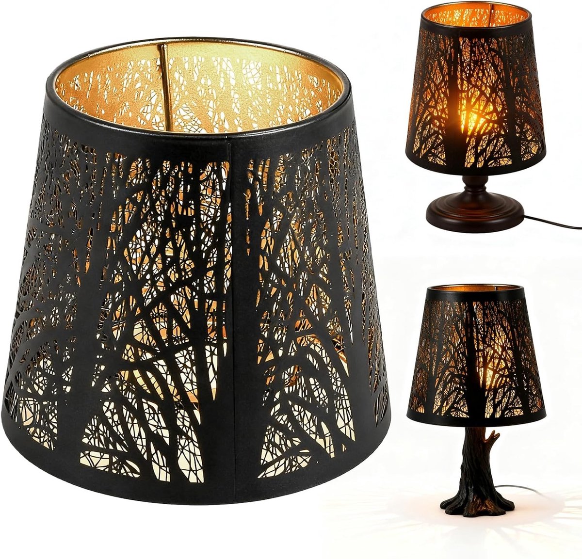 Lampenkap voor Tafellamp - IJzer - Vintage Design - E27 Fitting - Voor Diverse Interieurs