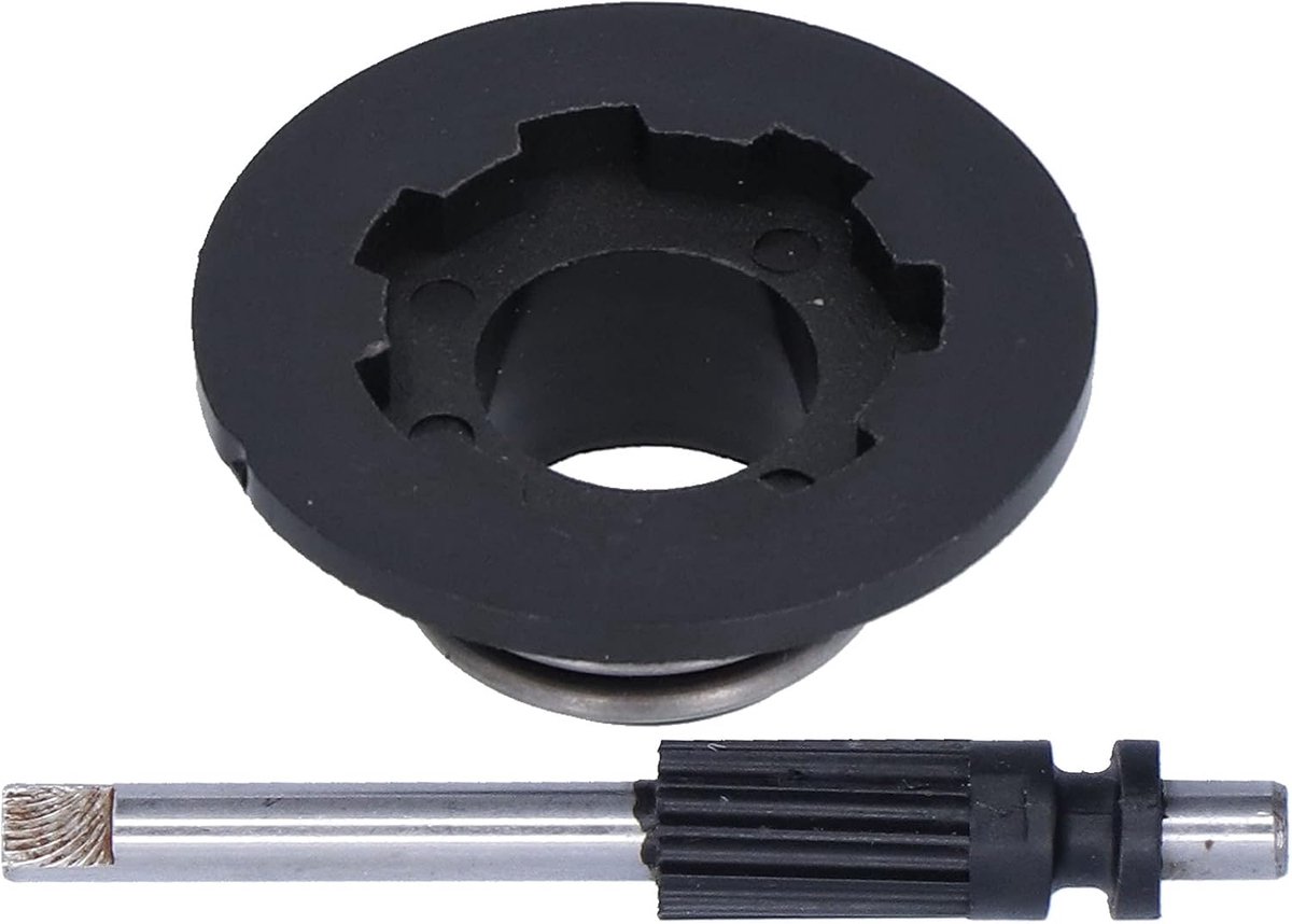 Oliepomp Zuiger Kit - Plunjer Wormwiel - Kettingzaag Onderhoud - Exacte OE-vervanging - 20 gram - Zwart