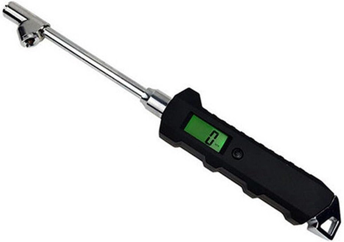 Bandenspanningsmeter - Bandenspanning Tester - Voertuig Onderhoud - Dubbelzijdige Aansluiting - 32 x 6 x 3 cm - Grijs