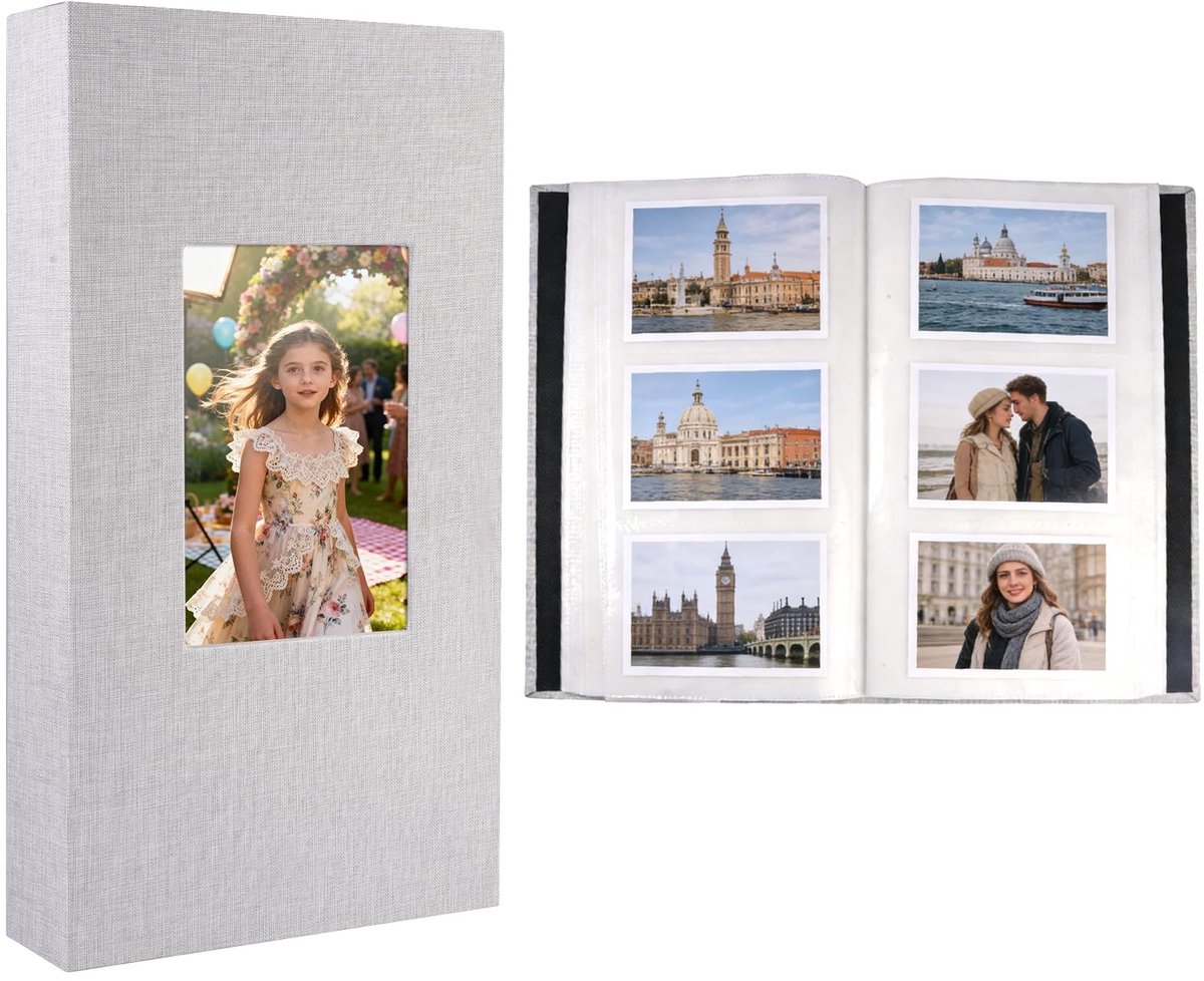 Omgoods - Fotoalbum 10 x 15 cm voor 300 Foto's