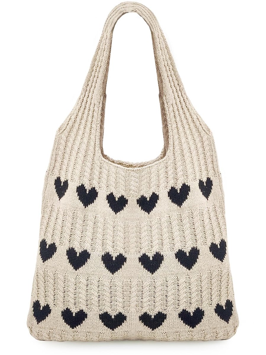 Omgoods - Boho Gehaakte Strandtas voor Vrouwen