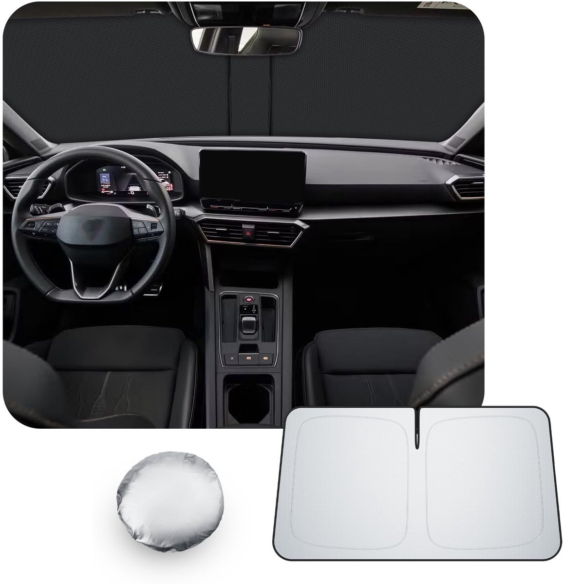 Omgoods - Zonnescherm voor Seat Leon MK4 2020-2026