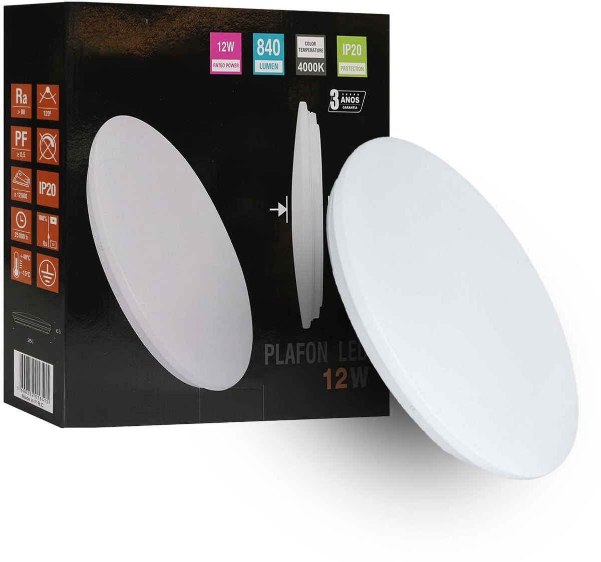 Omgoods - LED Plafondlamp Ø26CM voor Badkamer en Huiskamer