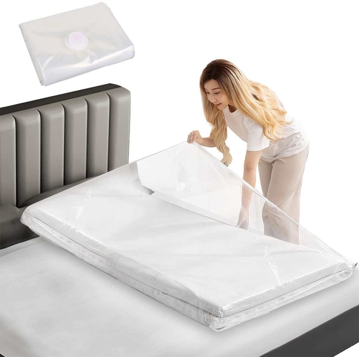 Omgoods - Grote Herbruikbare Vacuümzakken voor Matras en Dekens