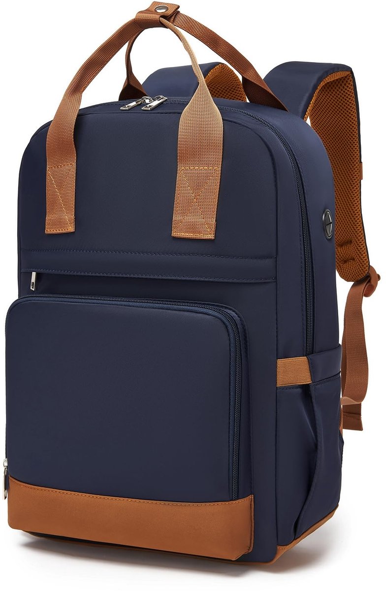 Omgoods - Dames Laptop Rugzak 15.6 Inch Waterafstotend met Anti-Diefstal Vak