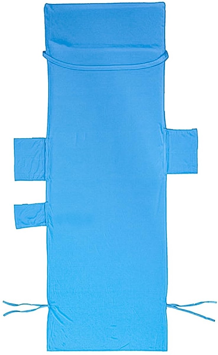 Omgoods- Strandstoelhoes 210x75cm - Strandlaken - Ligstoelhoes - Snel drogend - Lichtgewicht - Antislip elastische band