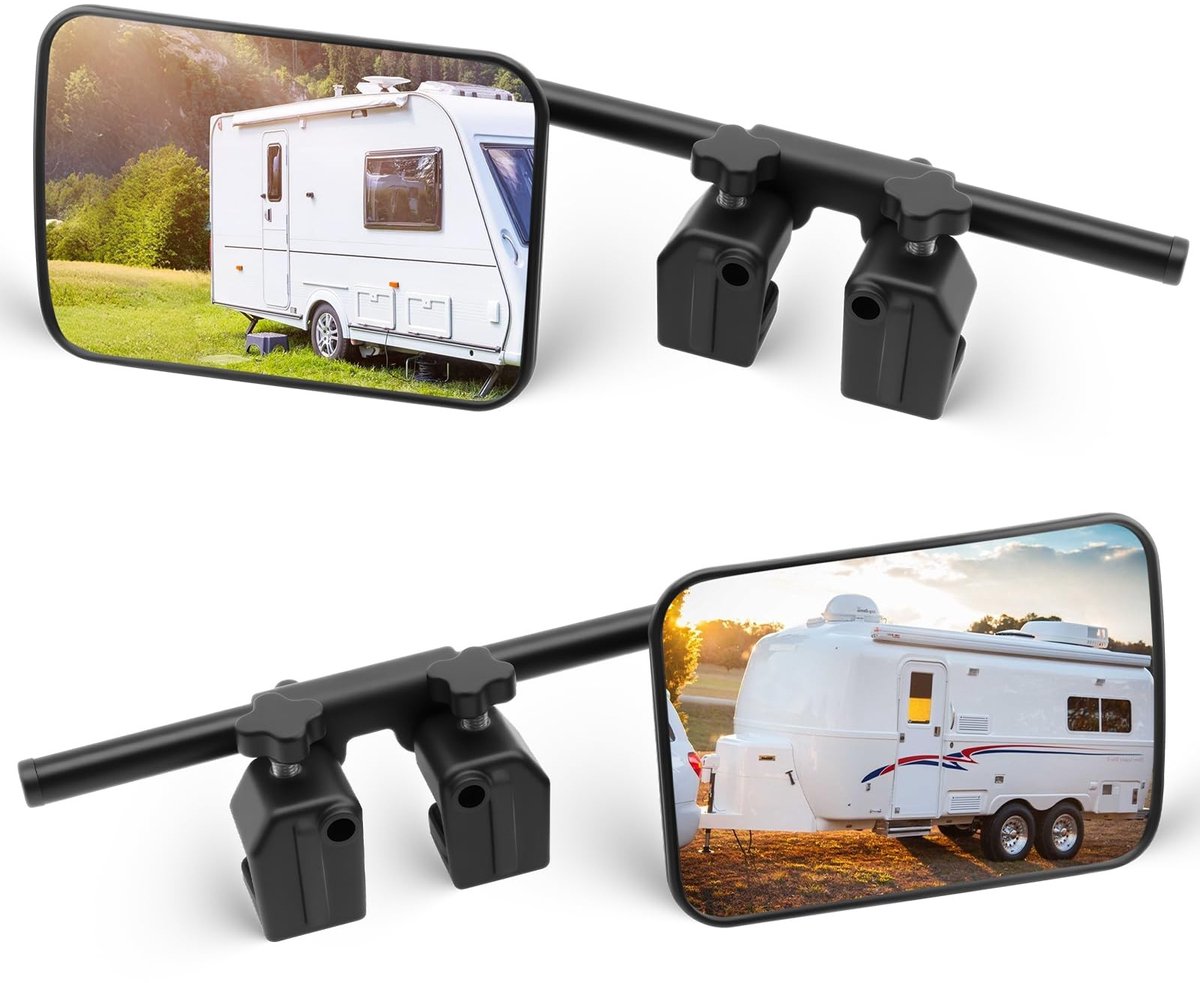 Omgoods - Universële Caravan Spiegels voor Verbeterde Zichtbaarheid