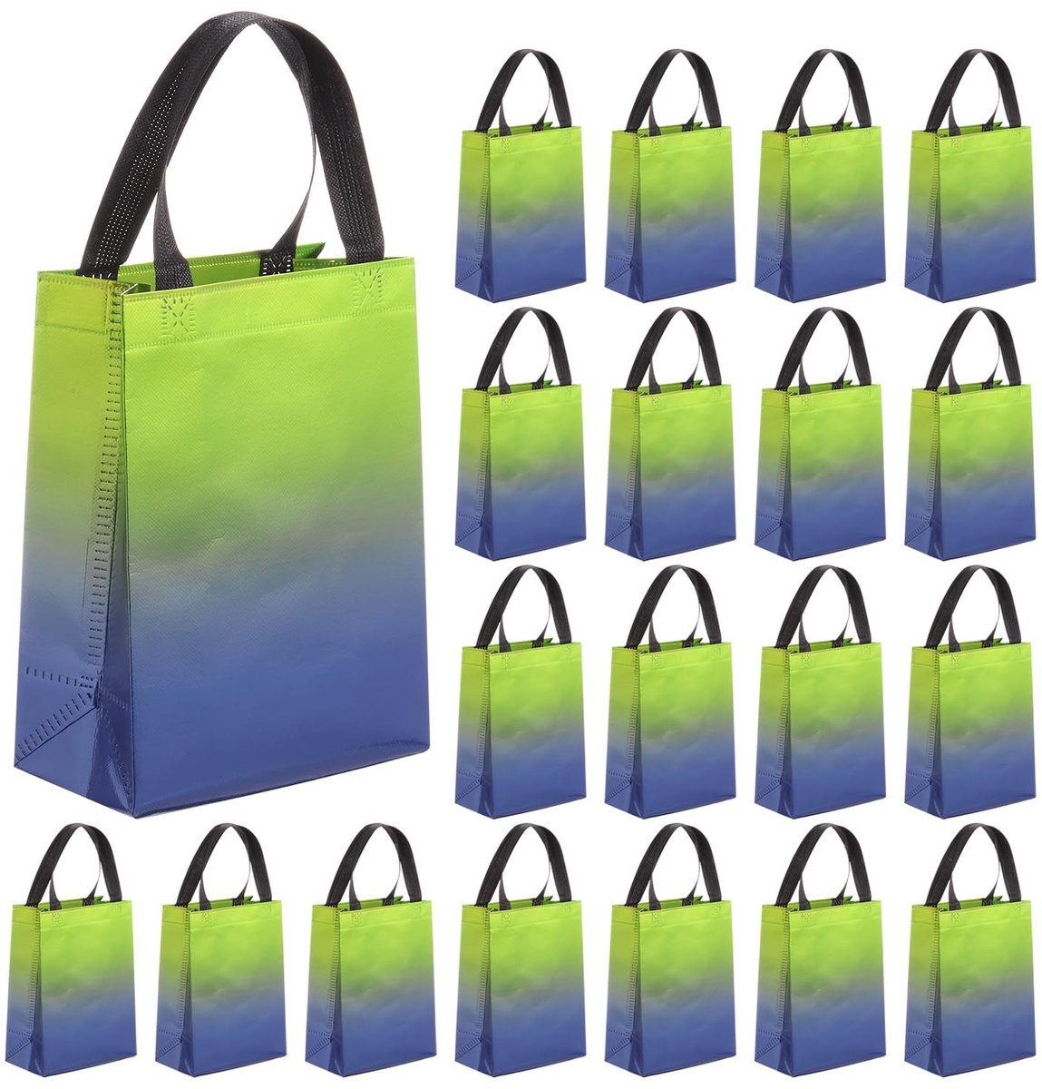 Omgoods - Set van 20 Herbruikbare Geschenkzakjes met Handgrepen