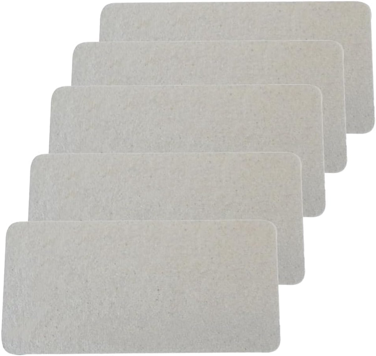 5 stuks magnetronoven mica golfgeleider vel olie baffle vel, magnetron mica platen plaat warmte-isolatie board golfgeleider cover voor Galanz magnetron reparatie deel (Model C: 11,5 x 4,6 cm)