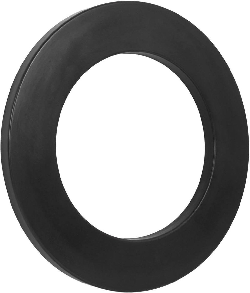 Dart Surround - Dartring Muurbeschermer - Bescherming Dartbord - Omkeerbaar PU Materiaal - 70 cm Buitendiameter - Zwart