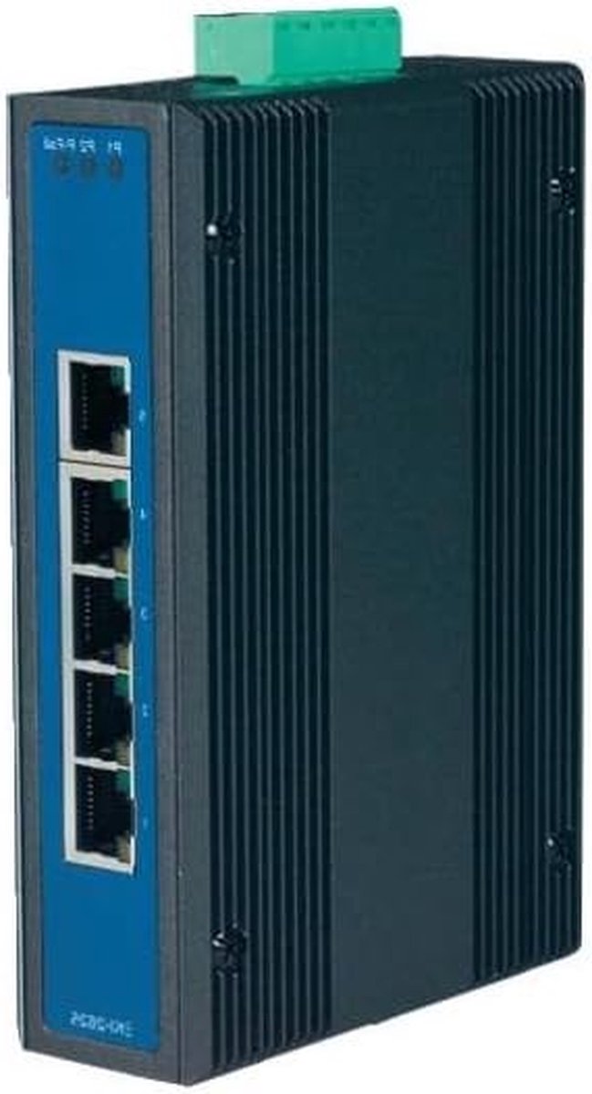 Netwerk Switch - LAN Switch - Netwerk Verbindingen - Vijf Uitgangen - 5 Poorten - Metaal