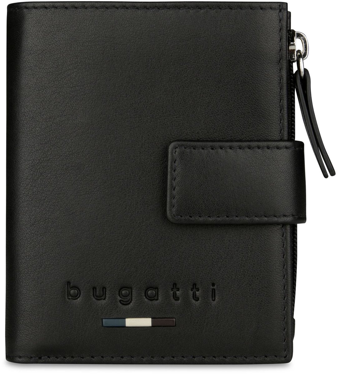 bugatti portemonnee Romeo Mini Wallet Black zwart