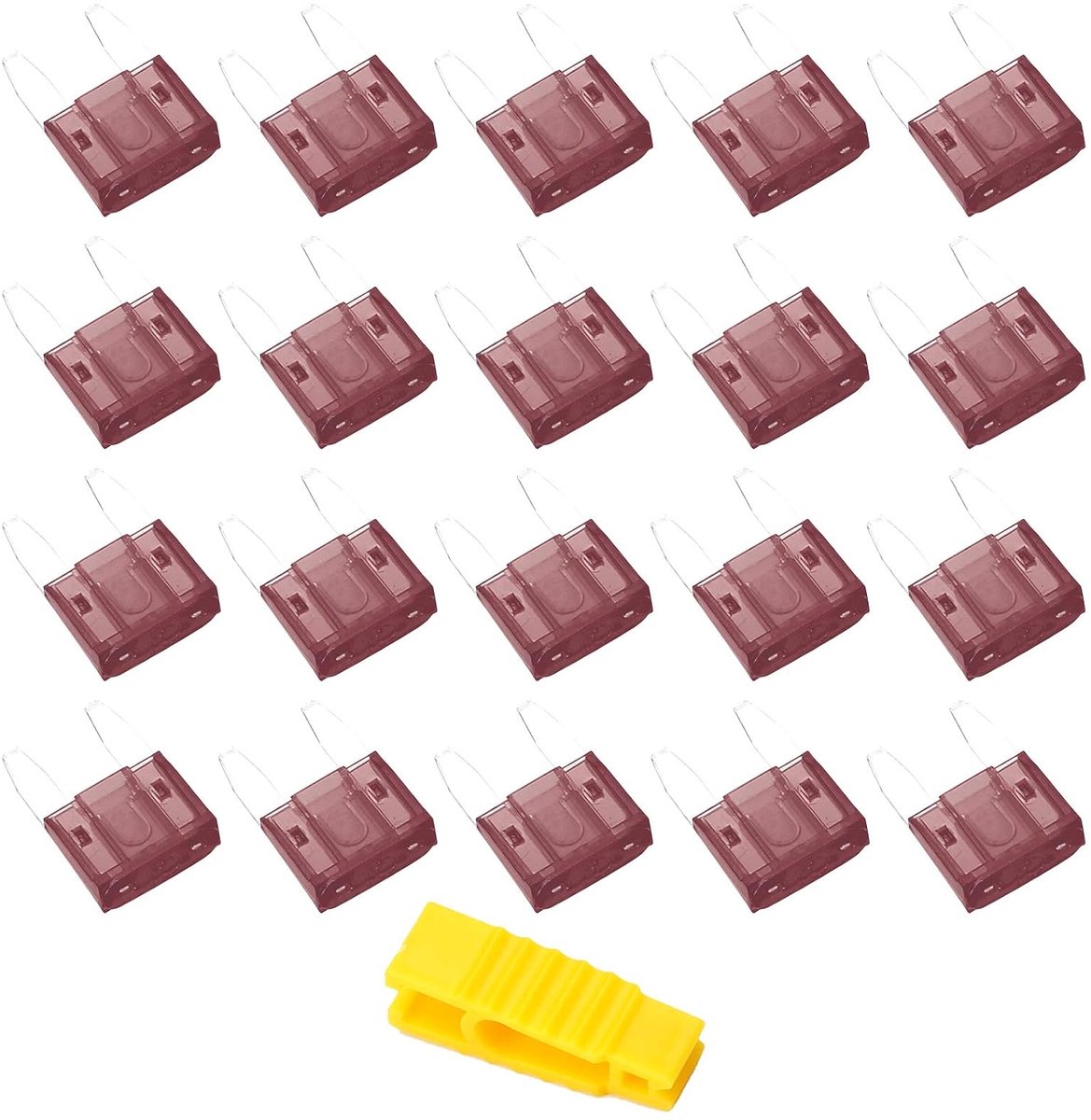 Bolatus 20pcs Car Fuses 7.5A Mini Blade Fuses Automotive Replacement Fuse for Caravan Motorcycle Truck RV + Fuse Puller - ShopVlot
