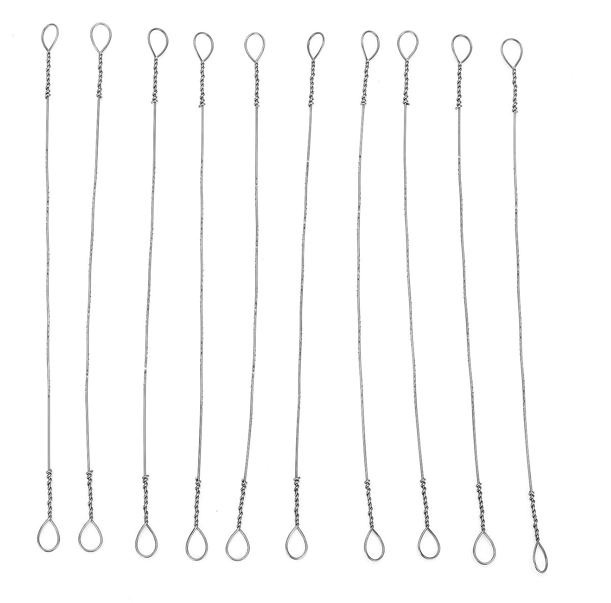 SnelShoppen - 10 Stuks 150mm Draadzaagblad, Hoog Koolstofstaal Mini Zaagsnedes voor Houtbewerking, Zacht Metalen, Zacht Hout, Kunststoffen, Acryl