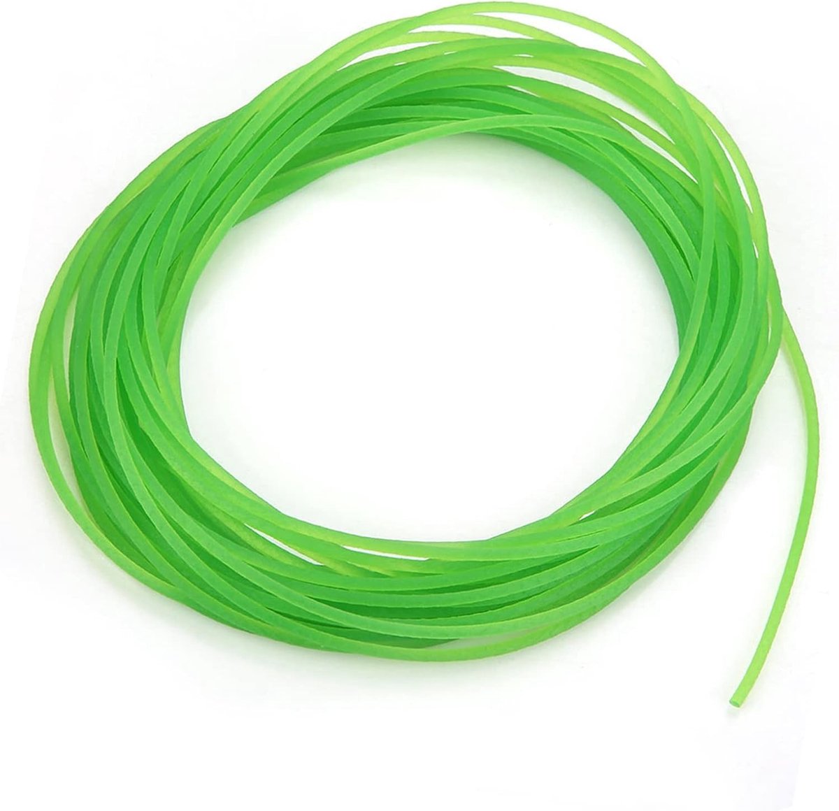 SnelShoppen - Groene PU Transmissieband - Ronde Aandrijfbelt 6 Mm X 10 M - Schokbestendig, Voor Diverse Toepassingen in Verpakking, Drukwerk, Motoren