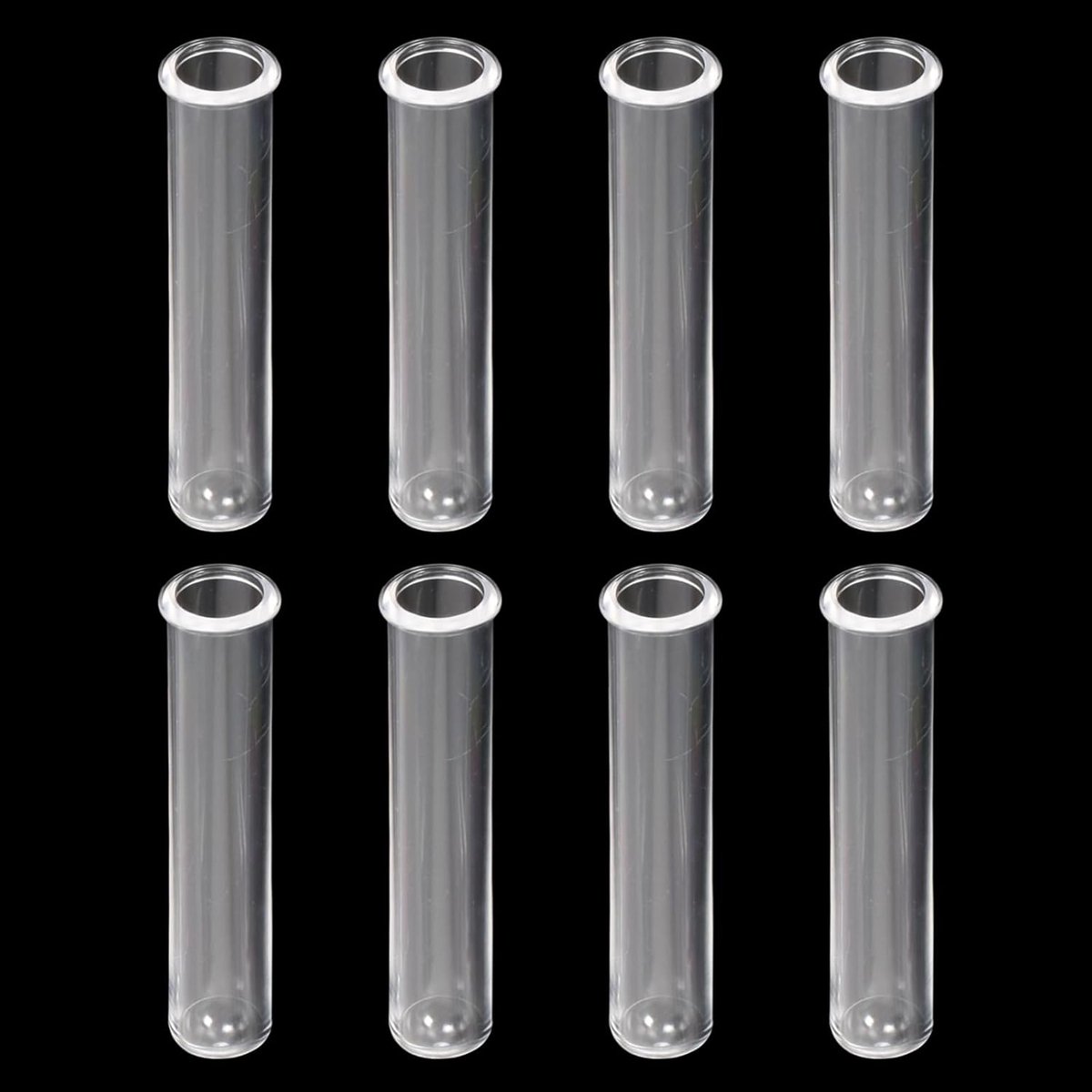 SnelShoppen - 8 Stuks Acryl Proefbuisjes, Herbruikbare en Duurzame Testbuizen, Waterbuizen voor Bloemen, Bloemarrangementen, Transparante Laboratorium